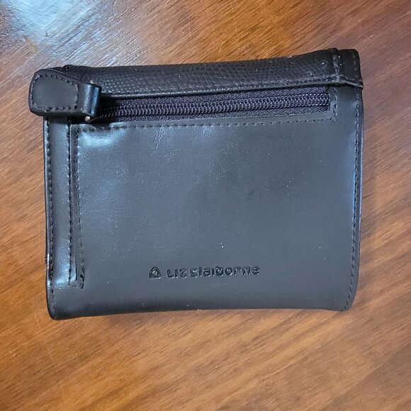 Liz Claiborne Brown Tri Fold Wallet - Picture 3 of 9